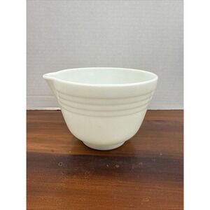 Vintage Hamilton Beach Stand Mixer Model G Mixing Bowl Milk White 1Qt 6"